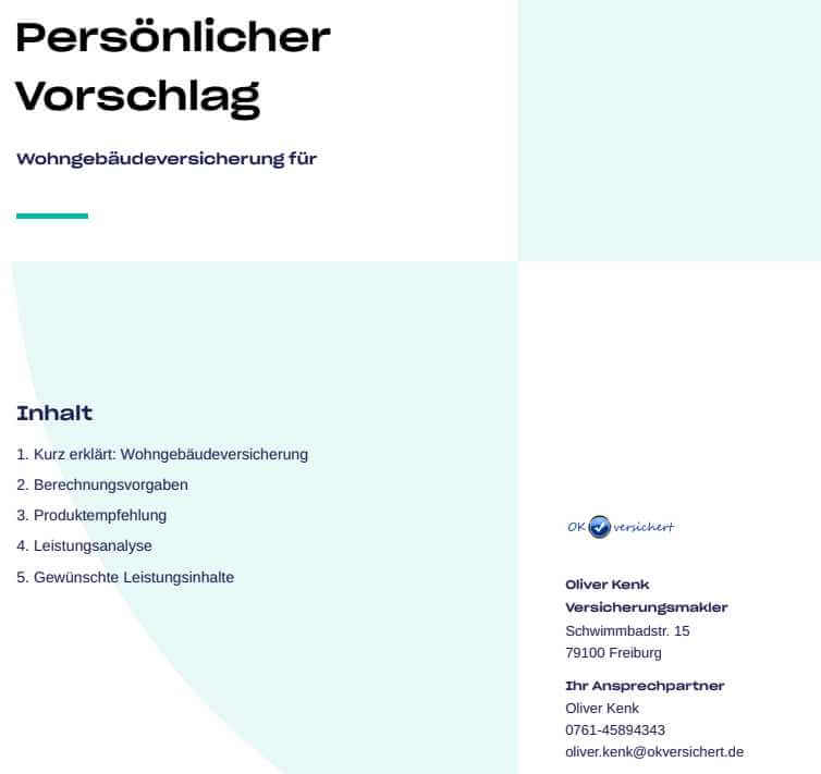 Vergleich Gebäudeversicherung